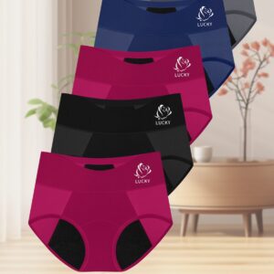 High Waist Menstrual Period Sanitary Panty Plus Size Breathable