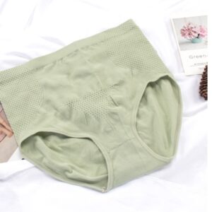 Seamless High Waist Honeycomb Design Graphene Panty