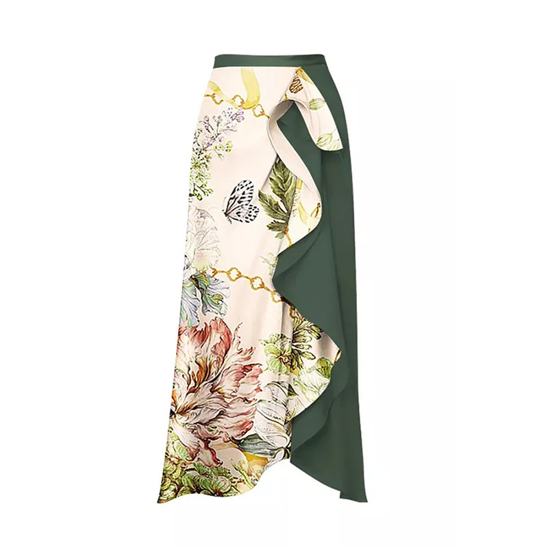 Green skirt
