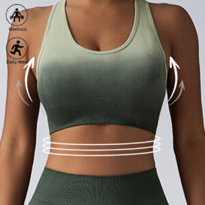 High Impact Sports Bras For Women,Racerback Running Bra Workout Crop Tank Tops Longline Sports Bra Push Up
