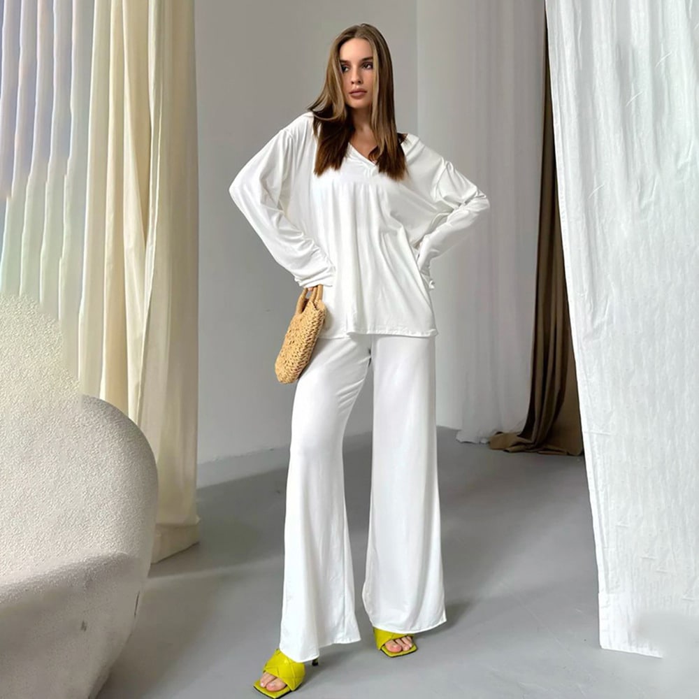 Long Sleeve Pajama Set Women's Loungewear